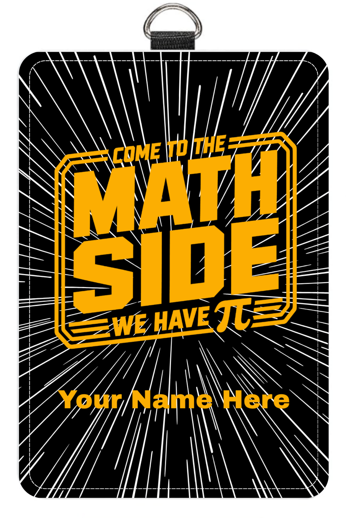 Math Side Badge Holder