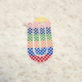 Rainbow Checkers Jumbo Paper Clip