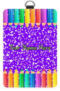 Colored Pencil Composition 1 Badge Holder