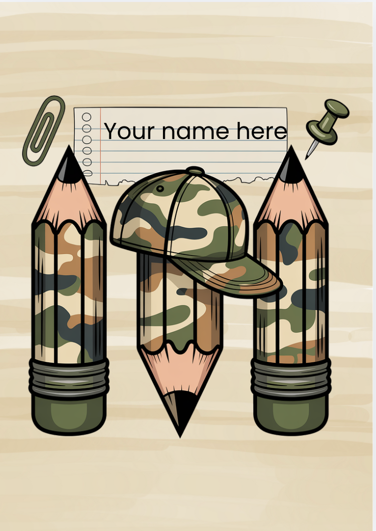Camo 1 Badge Holder