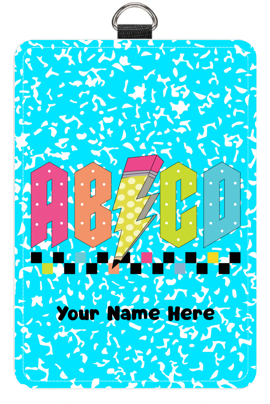 ABCD 1 Badge Holder